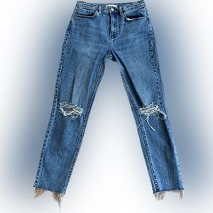 PacSun Jukebox Blue Vintage Icon Mom Jeans